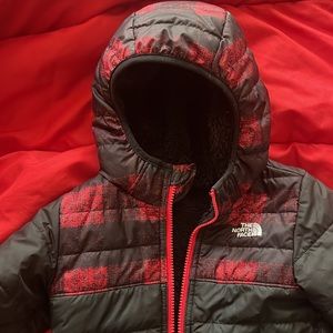 Toddler Boy North Face Coat (reversible)
